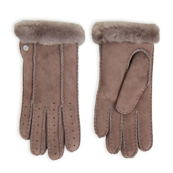 UGG Accessories Ugg Classic Perforated Real Fur Shearling Suede